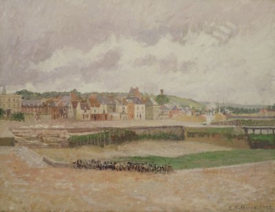 Dieppe, the Duquesne Basin by Camille Jacob Pissarro